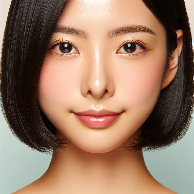 鼻の穴の形が特徴的で存在感が強くなっているタイプ